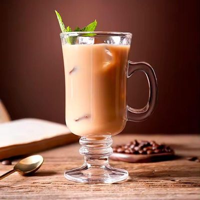 Jogo 8 Taças De Cappuccino Café Caneca Dolce Gusto Nespresso Vidro Transparente 250ml Lyor