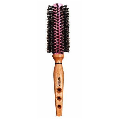 Escova Belliz Madeira Profissional Base Térmica Media 25cm