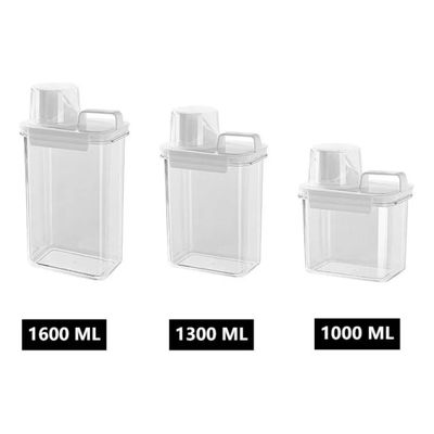 Pote Hermetico Para Armazenamento Com Bico E Copo Medidor 1300ml