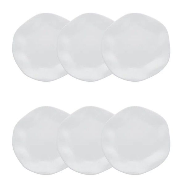 Conjunto De Pratos De Sobremesa 06 Peças Ryo White Oxford