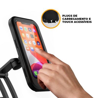 Suporte de moto e bike Dual Tech - à prova d'água e com rotação 360º - Gshield