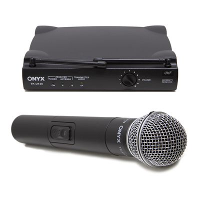 Kit 10 Microfones sem Fio TK U120 UHF Onyx