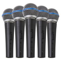 Kit 5 Microfones Dinâmico com Fio TK 58C Onyx
