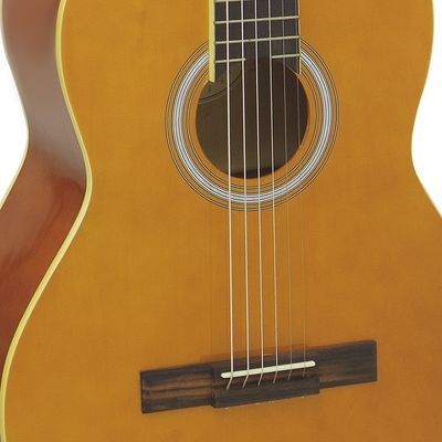 Violão Acústico de Aço para Destros com Tensor TCG 390 A Amarelo Thomaz