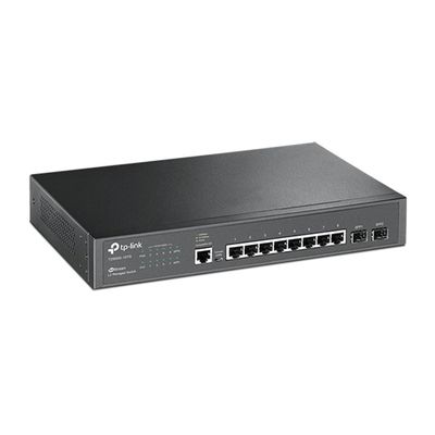 Switch TP-LINK Gigabit 8 Portas + 2 SLOTS SFP T2500G-10TS