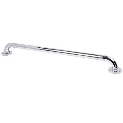 Alça Barra Apoio Inox 70cm Kit 5 Uni Acessibilidade Idoso Criança Gestante Deficiente Corrimao