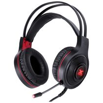 Headset Gamer VX Gaming LUGH LED Vermelho USB com Microfone Flexivel - GH300