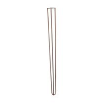Kit 6 Pés De Metal 90 Cm Hairpin Legs Aparador E Mesa De Canto Bronze G41