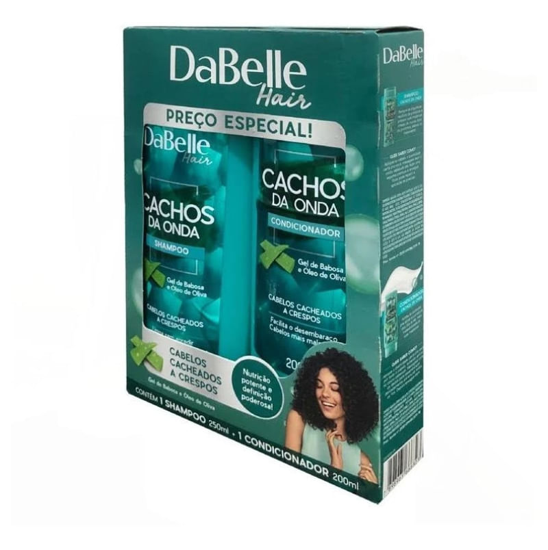 DaBelle Hair Cachos da Onda - Shampoo 250ml e Condicionador 175ml.