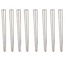 Kit 8 Pés De Metal 90 Cm Hairpin Legs Aparador E Mesa De Canto Bronze G41