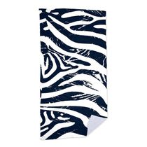 Toalha De Praia - Zebra Azul  criativas e clássicas