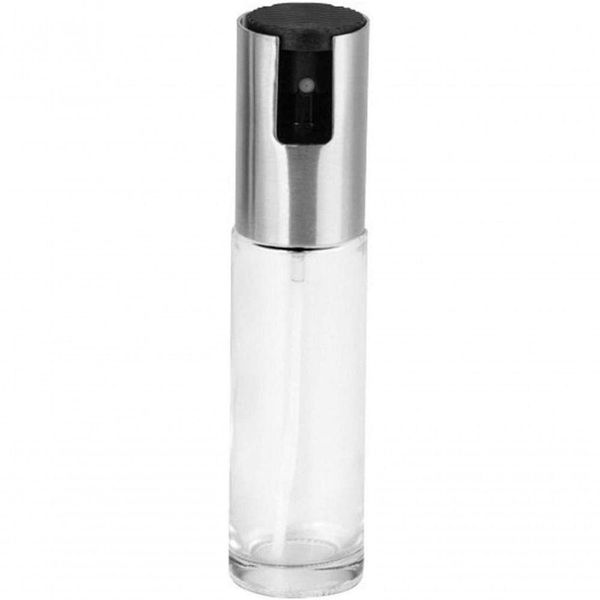 Pulverizador Para Azeite E Vinagre Transparente Pulverizador - Spray Prata