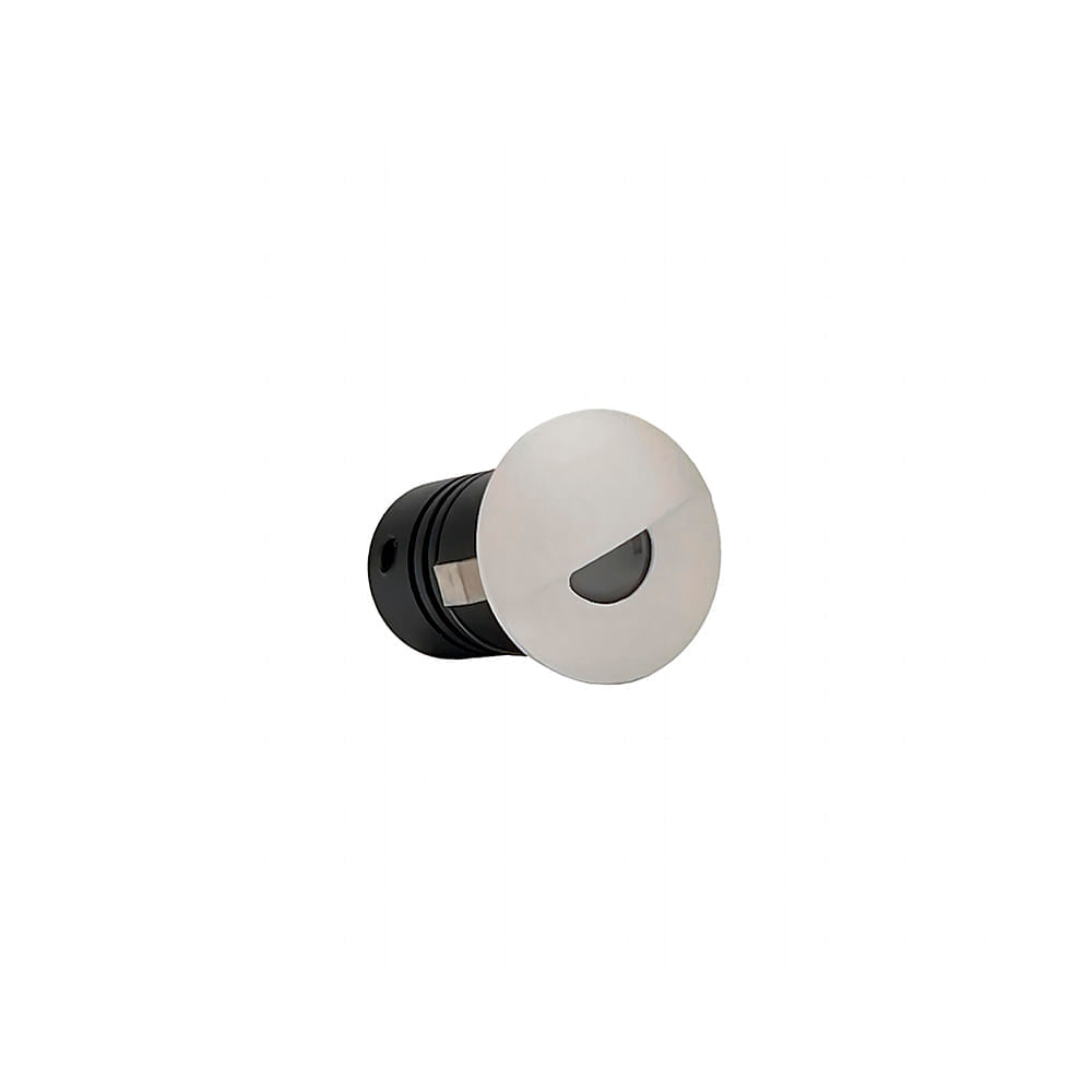 Balizador Nordecor Mini Romi Redondo de Embutir Alto IRC 90 Led 1W Bivolt