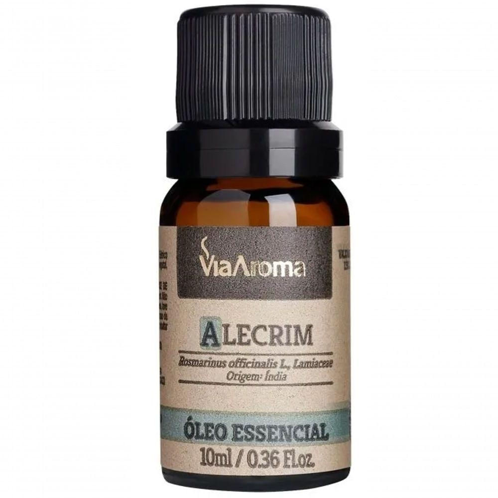 Óleo Essencial Alecrim 10ml Via Aroma 100% Natural