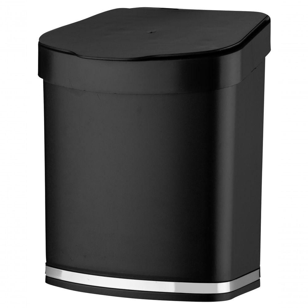 Kit 2 Peças Preto Future Lixera E Porta Talheres Utensilios
