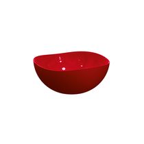 Jogo de Sobremesa Vermelho Preto Tigela Bowl Saladeira 7un