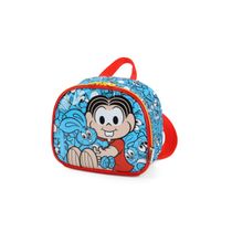 Kit Mochila Infantil Com Lancheira Turma Da Monica Azul - Luxcel