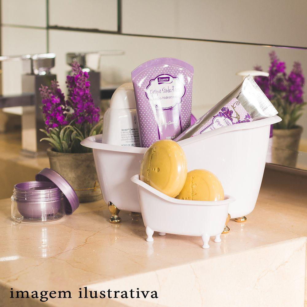 Kit 2 Mini Banheiras Decorativas Casa Bancada Cores Boccati Cor:preto