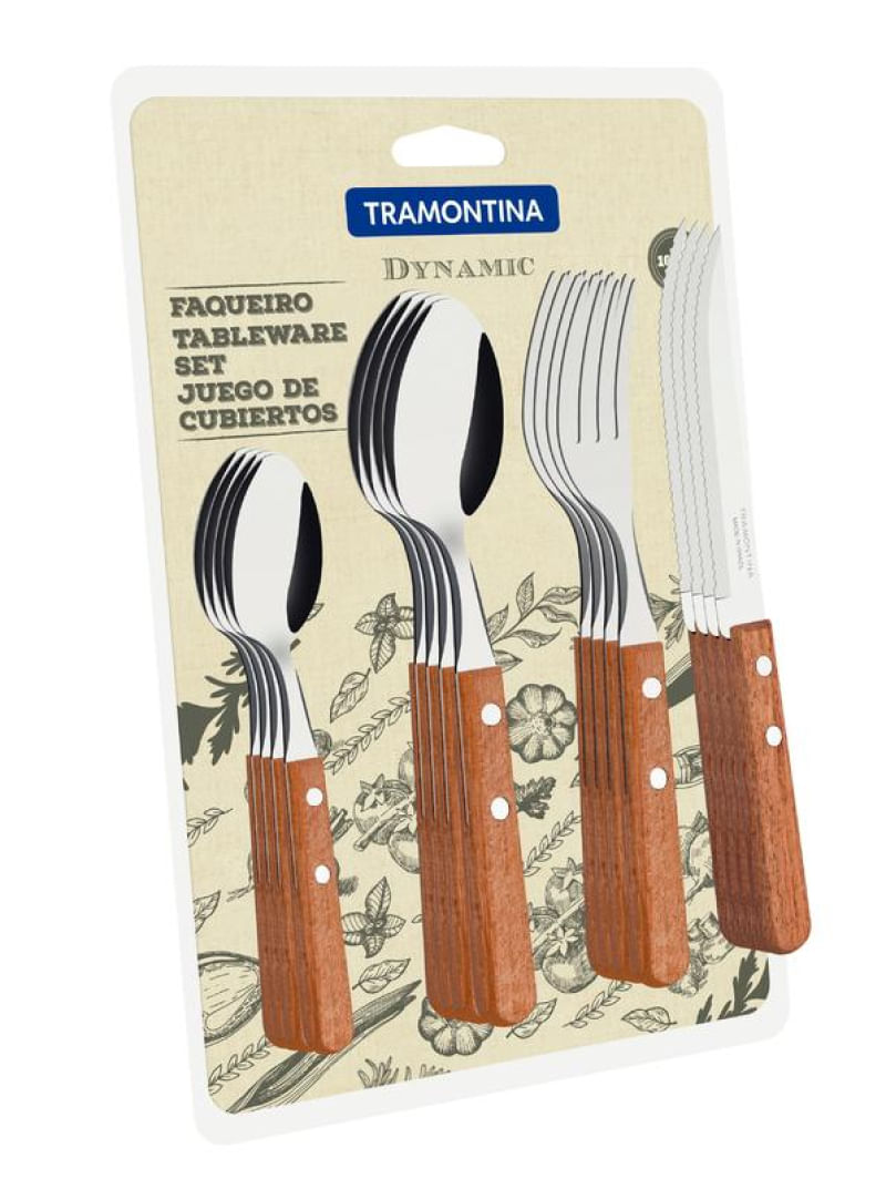 Conjunto Talheres Inox 16 Peças Dynamic Tramontina
