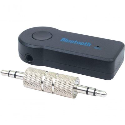Bluetooth P2 Receptor Auxilar Carro Som Audio Stereo Sem Fio Exp