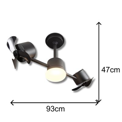 Ventilador de Teto Treviso Infinit LED Preto Bivolt