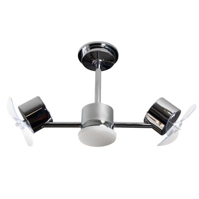 Ventilador de Teto Treviso Infinit LED Cromado Contrl Remoto