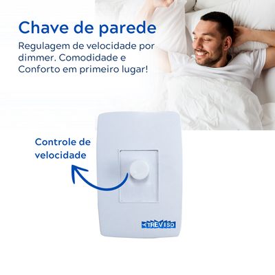 Ventilador de Teto Treviso Infinit Cobre Bivolt