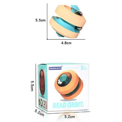 Bead Orbit Ball Cube Fidget Toy Bola Orbital De Gude Gira Spinner Cubo Labirinto Infinito 3D