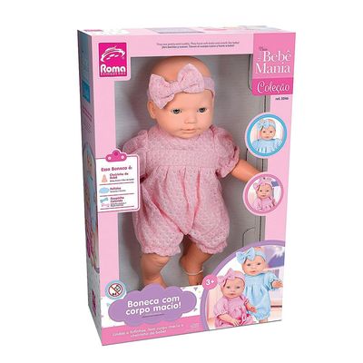 Boneca Mini Bebê Mania Roma 5346