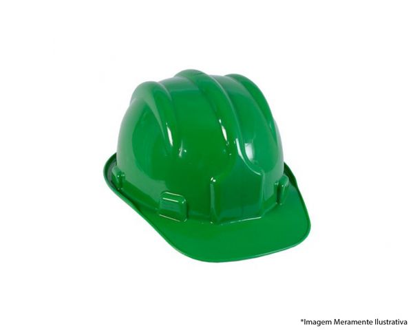 Capacete Seguranca Aba Frontal Verde