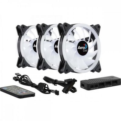 Cooler FAN C/ HUB Duo 12 PRO Aerocool