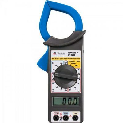Alicate Amperimetro Digital ET-3200 AZUL/PRETO Minipa