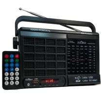 Radio Portatil 7 Faixas AM/FM/OC 1000W Bluetooth RMPU32AC Motobras