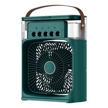 Umidificador De Ar Portatil Com Ventilador Verde Interponte