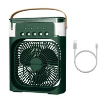 Umidificador De Ar Portatil Com Ventilador Verde Interponte