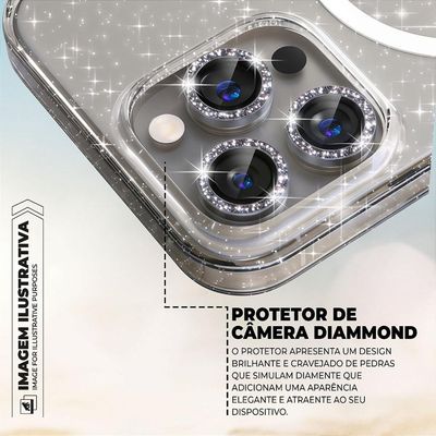 Capa para iPhone 15 Pro - MagSafe Glitter - Gshield