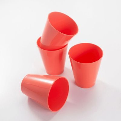 Copo Fresc Redondo 350ml Azul Em Polipropileno Linha Tendência Vem