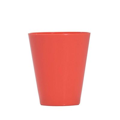 Copo Fresc Redondo 350ml Coral Em Policarbonato Linha Tendência Vem
