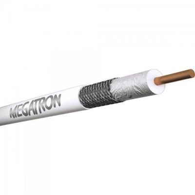 Coaxial 06 Trancado 67% Branco Rolo 100M Megatron
