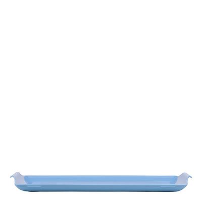 Bandeja Square Retangular 23x35 Azul Em Polipropileno Linha Tendência Vem