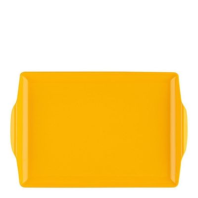Bandeja Retangular 23x35 Amarela Em Polipropileno Linha Tropical Vem