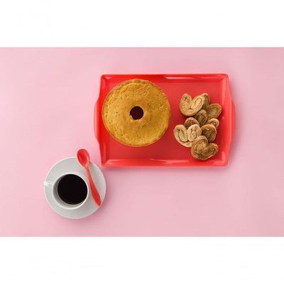 Bandeja Retangular 23x35 Amarela Em Polipropileno Linha Tropical Vem