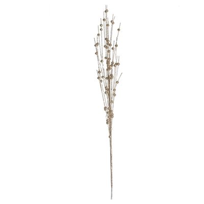Pick Bolinhas Com Glitter 80Cm D&A Dourada