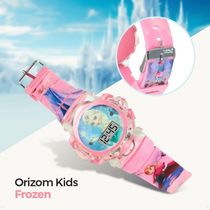 Relogio Digital Infantil Princesa Rosa Silicone Led Pink Criança Menina Luz Esportivo Silicone Data