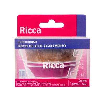 Pincel De Alto Acabamento Ultrabrush P- Bases Liquidas E Cremosas Ricca