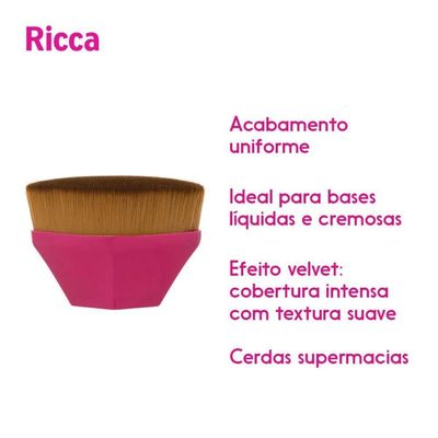 Pincel De Alto Acabamento Ultrabrush P- Bases Liquidas E Cremosas Ricca
