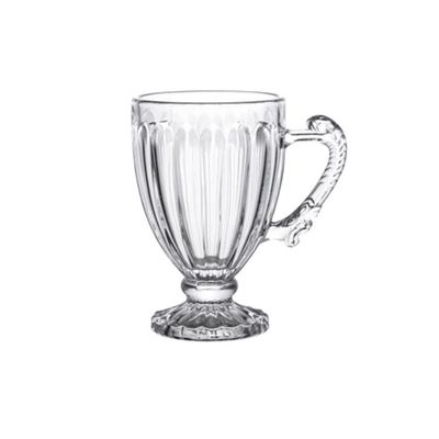 Jogo 4 Xícaras De Chá Cristal Renaissance 200ml Lyor