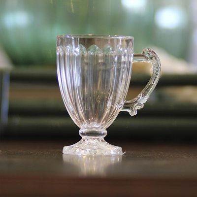 Jogo 4 Xícaras De Chá Cristal Renaissance 200ml Lyor