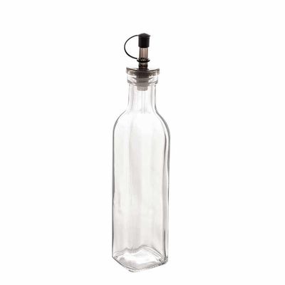 Garrafa Para Azeite De Vidro Com Tampa Galheteiro Lyor 270ml
