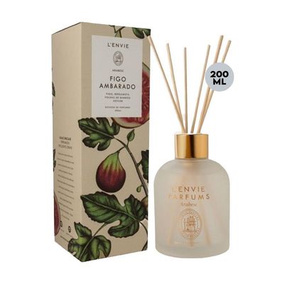 Difusor De Perfumes Lenvie Figo Ambarado 200ml